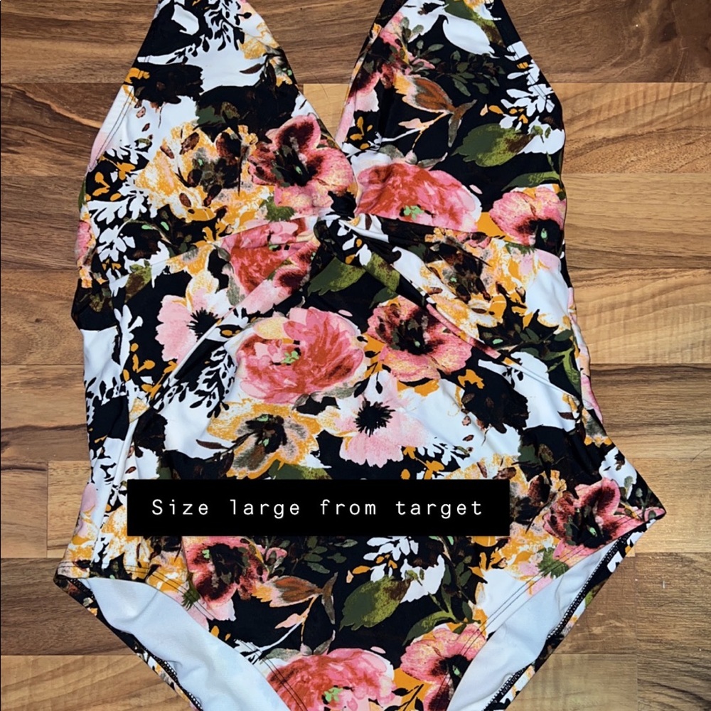 Large one piece swimsuit